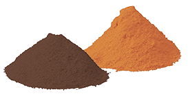 Oxydfarvepulver