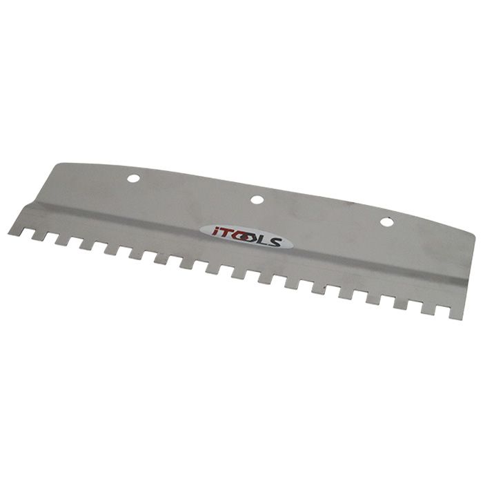 Tandspartel til fliseklæb - 28 cm - 10 x 10 mm (iTools)