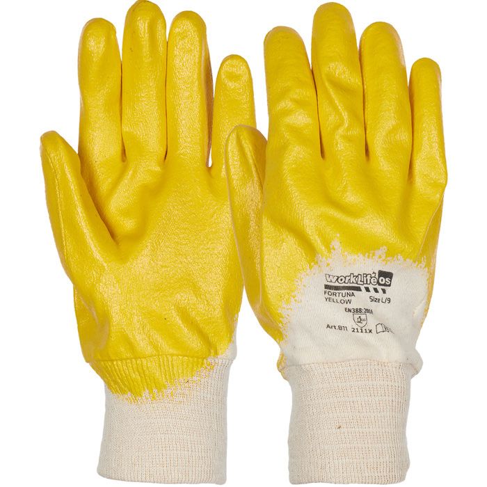 Fortuna Yellow arbejdshandsker