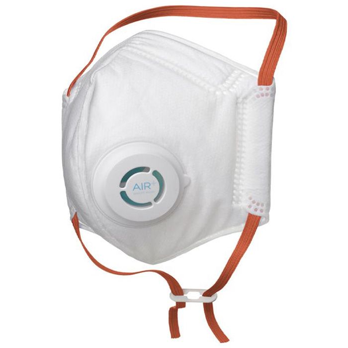 AIR+ FFP2 maske m. ventil (Æske á 10 stk)