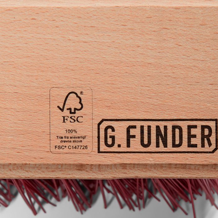 Funder Gadekost m. træskaft - 20 rækker