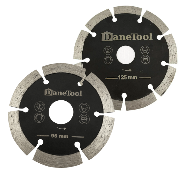 DaneTool Fugefræserskiver Ø 95 mm/125 mm - 10 stk.