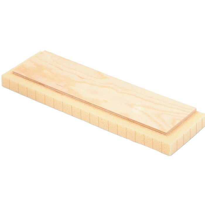 Sweepex vaskebræt til fliser med Flisevaskebræt med unik type vaskeskum i beige farve. Leveres uden holder. Måler 130 x 420 x 30 mm.