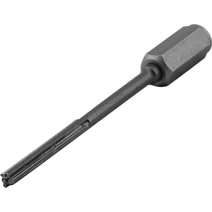 Langt musejern i en længde på 120 mm med 3 skær af hårdmetal. Påmonteres boremaskinen. 