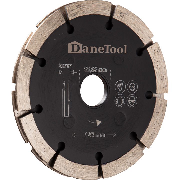 Fugefræserskive med 2-i-1 skive fra Danetool.
