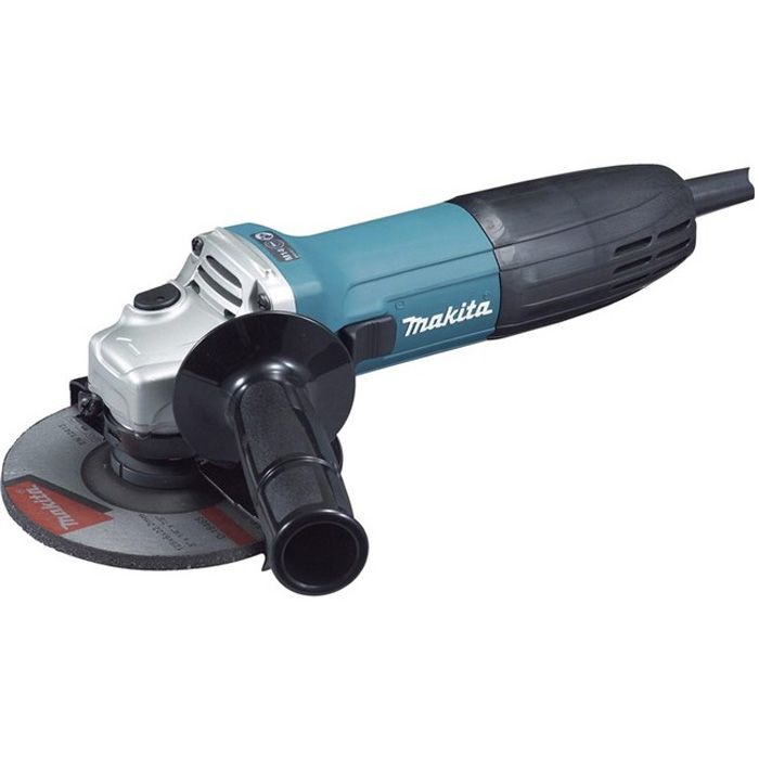 GA 5030 R vinkelsliber fra Makita i blå og sort farve.