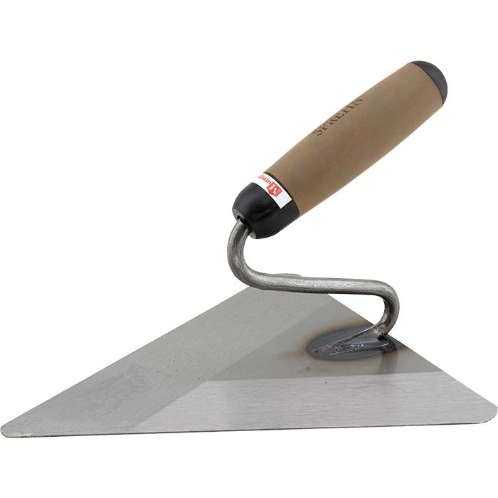 Murerske fra Sprehn med klinge i rustfrit stål og ergonomisk håndtag af asketræ.  Størrelser 220 eller 230 x 200 mm. 