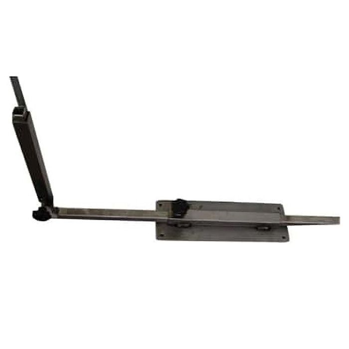 Justerbar vægkonsol fremstillet i firkantprofiler a 50 x 50 x 3 mm. galvaniseret