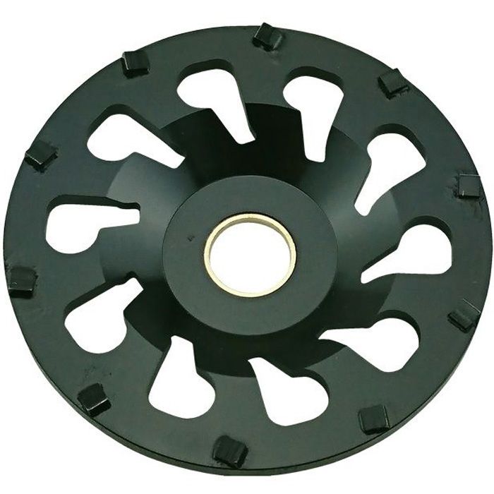 PKD 112 slibeskive fra Turptech i sort farve med en diameter på Ø 130 mm.