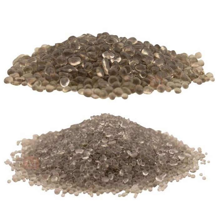 Slebne Glasperlesten til Epoxybelægning. Brunlig farve. Fås i størrelsen 2-4 mm og 3-6 mm. Vælg mellem 200 g, 500 g, 1 kg og 10 kg.