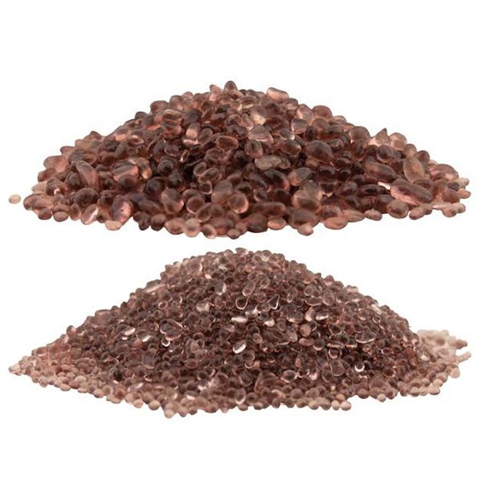 Slebne Glasperlesten til Epoxybelægning. Lila farve. Fås i størrelsen 2-4 mm og 3-6 mm. Vælg mellem 200 g, 500 g, 1 kg og 10 kg.
