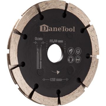 DaneTool Sandwich fugefræserskive - Ø 125 mm