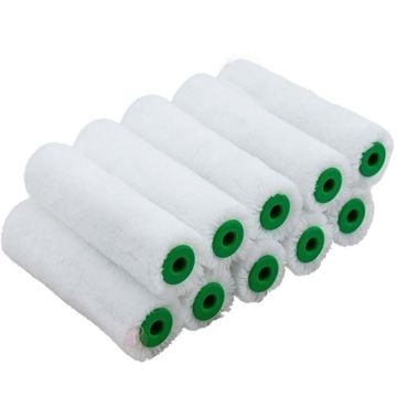 Malerrulle microfiber - 100 x 8 mm - 10 stk.