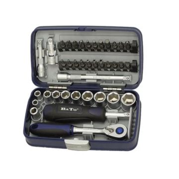 BATO Top/bitssæt 1/4" 6kt. 38 dele 5,5-14mm. (1318)